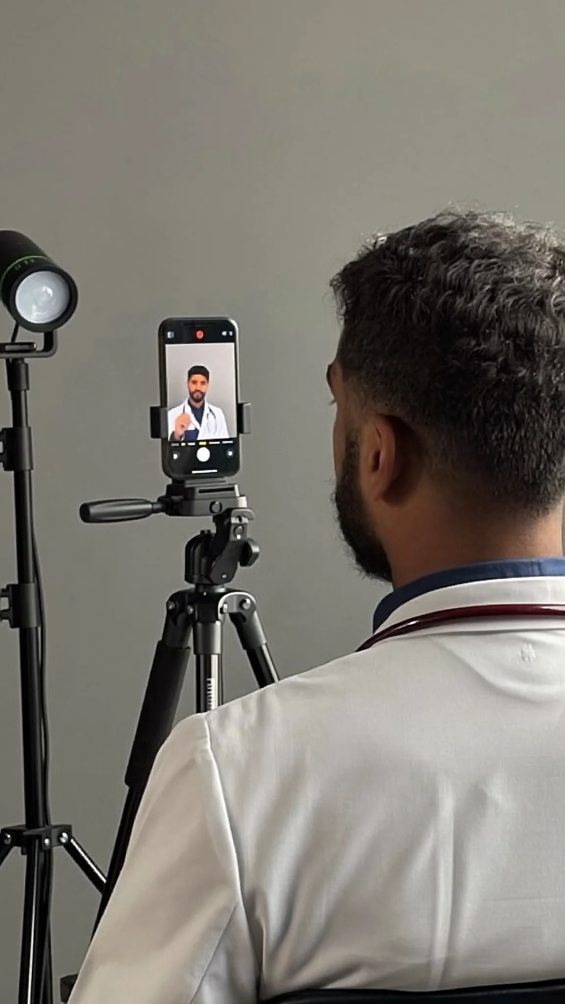 One time clone recording session for a doctor at a single speciality clinic