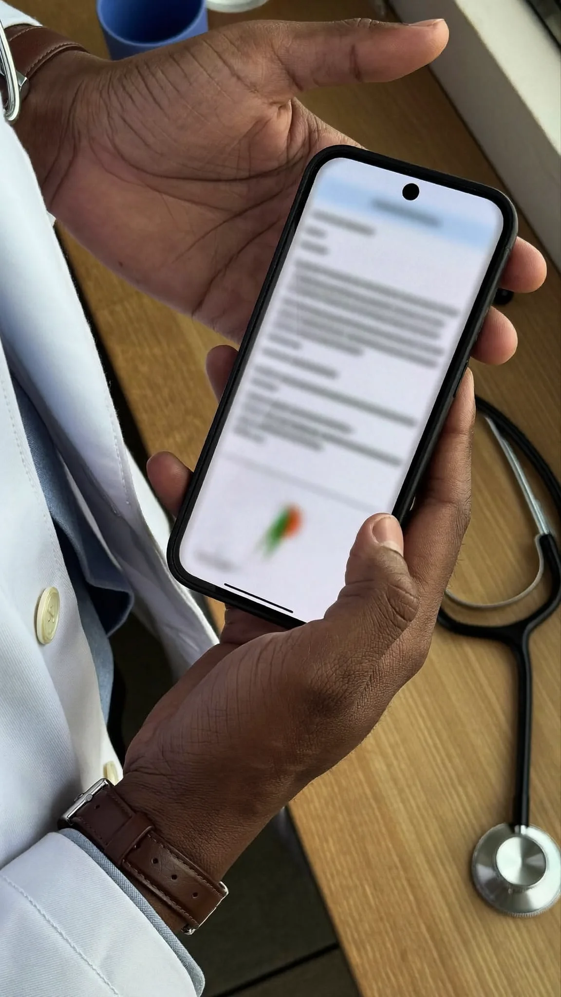 Doctor approving a MedZove video script before production