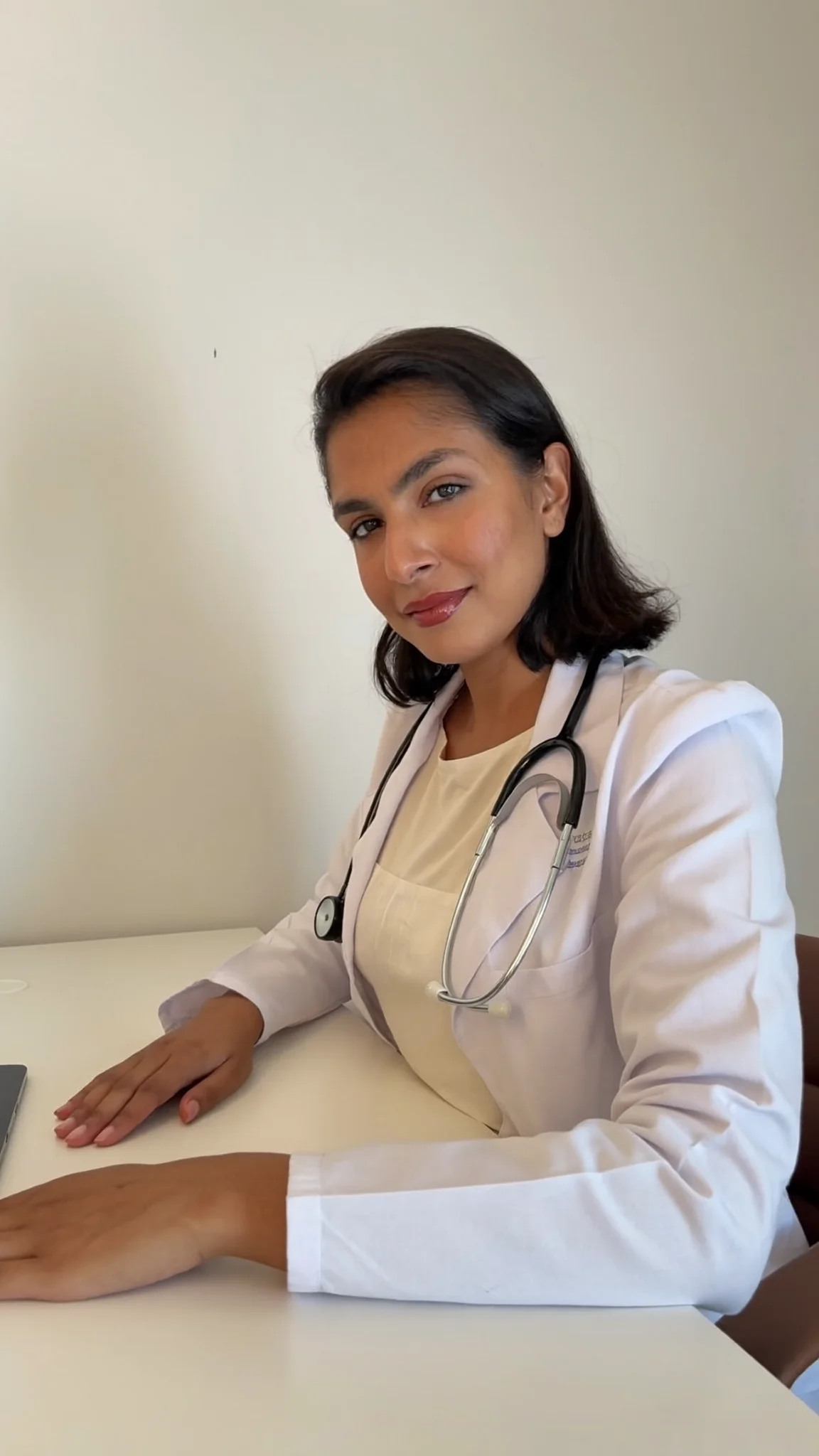 Monthly social media video made with a female doctor's AI clone